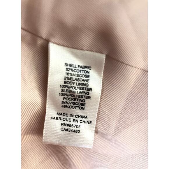 Rebecca Taylor Scallop Blazer Jacket Double-Breasted Front Vanilla Cream 6 - Picture 11 of 13